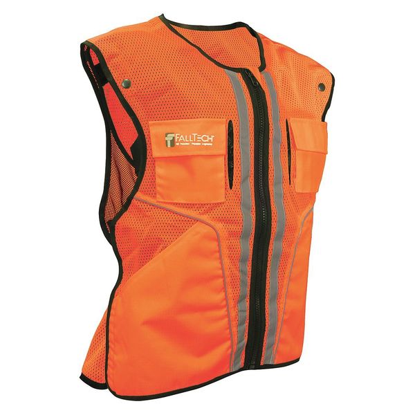 Construction Safety Vest, Orange, S/M