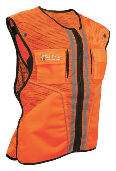 Construction Safety Vest, Orange, L/XL