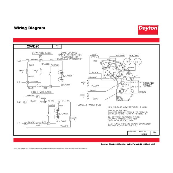 Capacitor-Start/Run General Purpose Motor, 3/4 HP, 115/208-230V AC Voltage, 56 Frame