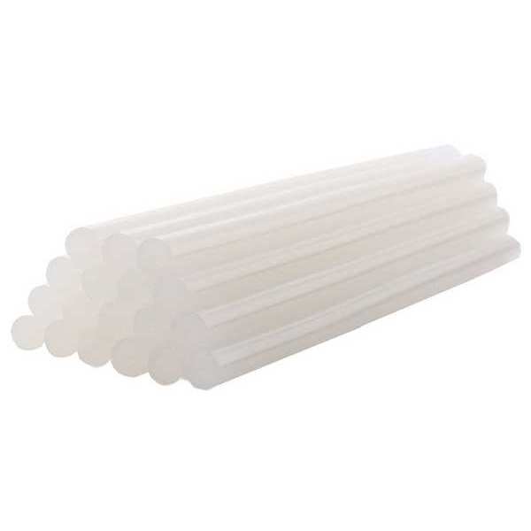 Hot Melt Adhesive, Clear, 7/16 in Diameter, 1 min Begins to Harden