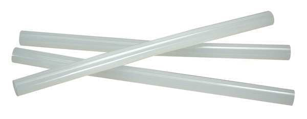 Hot Melt Adhesive, Clear, 5/8 in Diameter, 60 sec Begins to Harden