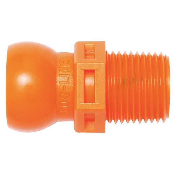 Male NPT Connector, 3/8In, PK50