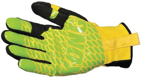 Mechanics Gloves, Impact Protection, XL, PR