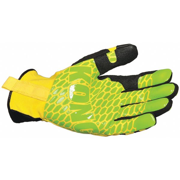 Mechanics Gloves, Impact Protection, M, PR