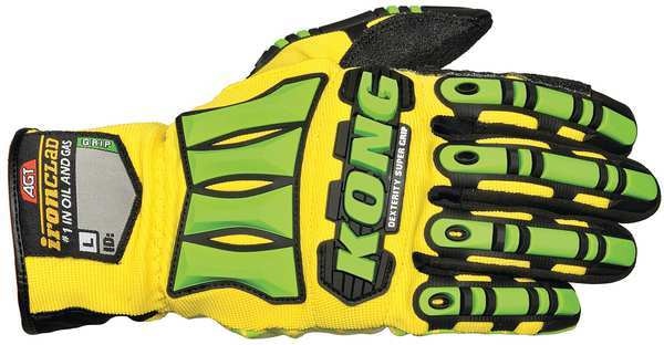 Mechanics Gloves, Impact Protection, XL, PR