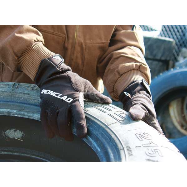 Cold Protection Gloves, Micro Fleece Lining, M