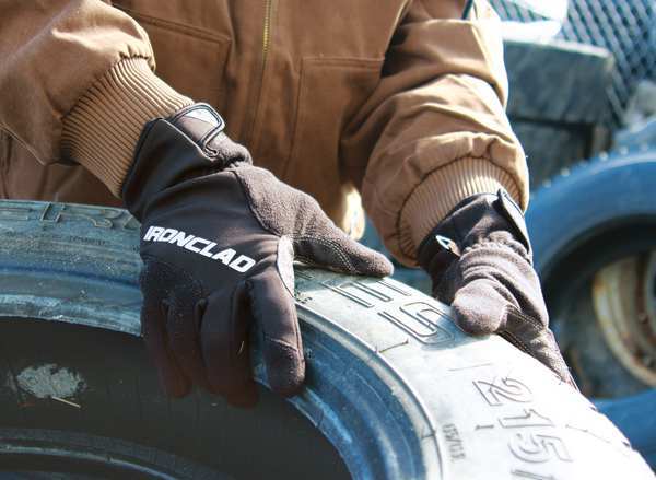 Cold Protection Gloves, Micro Fleece Lining, L