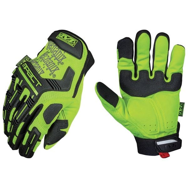 M-Pact XD Impact Gloves, L, Hi-Vis Yellow, PR