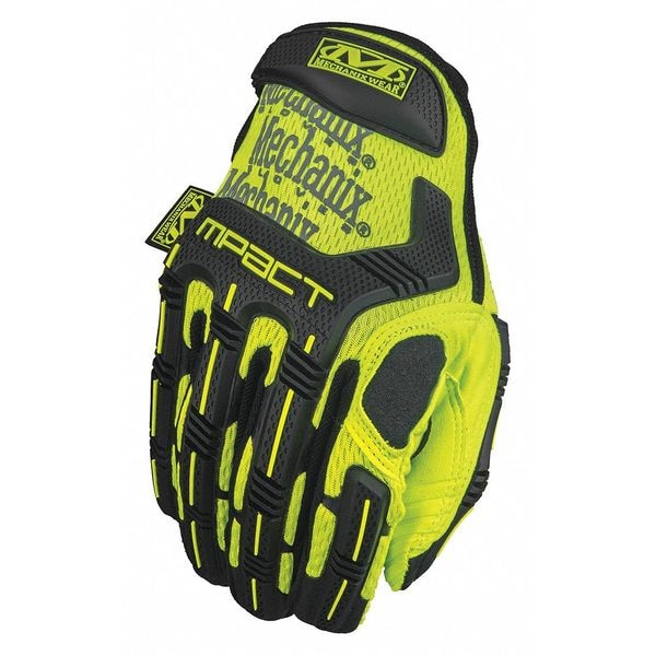 M-Pact XD Impact Gloves, L, Hi-Vis Yellow, PR