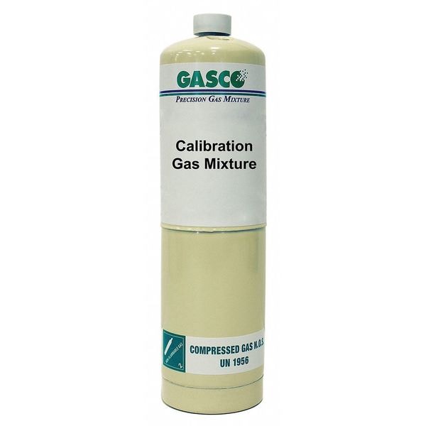 Calibration gas, Air, Ethane, 17 L, CGA 600 Connection, +/-5% Accuracy, 240 psi Max. Pressure