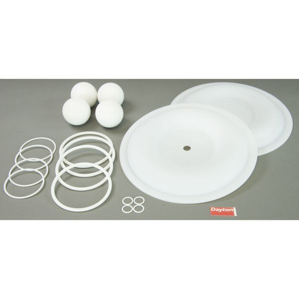 Pump Repair Kit, PTFE, Fluid, 1 In