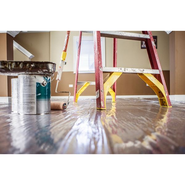 Carpet Protection, 36 In W x 200 Ft L, 2.5 mil Thick Film, Clear