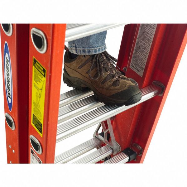 Fiberglass Extension Ladder, 300 lb Load Capacity