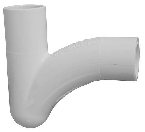 PVC, White Finish, HVAC P-Trap