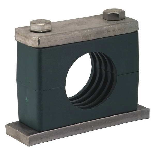 Beta Clamps, Heavy Ser., 2-1/2 In Tube, SS