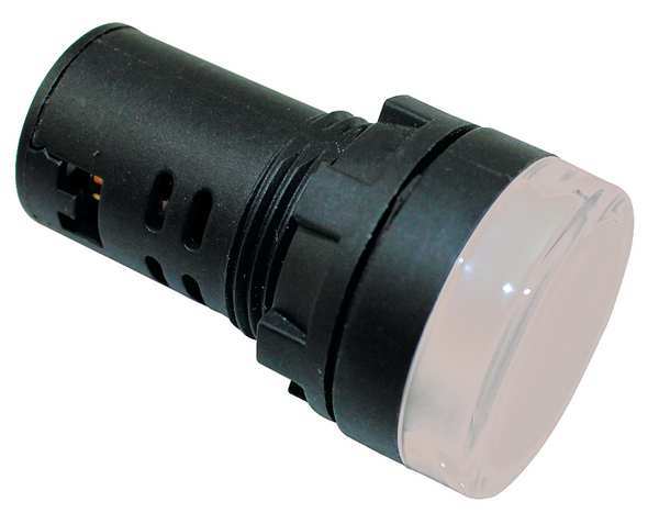 Raised Indicator Light, 22mm, 24V, White