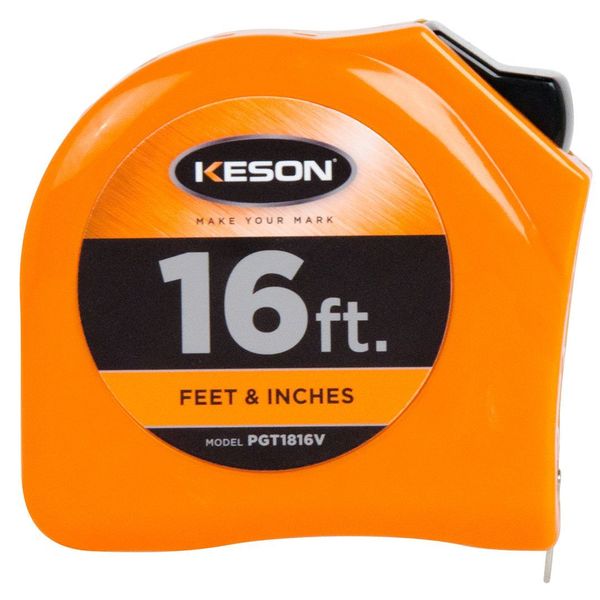 16 ft Tape Measure, 1 in Blade