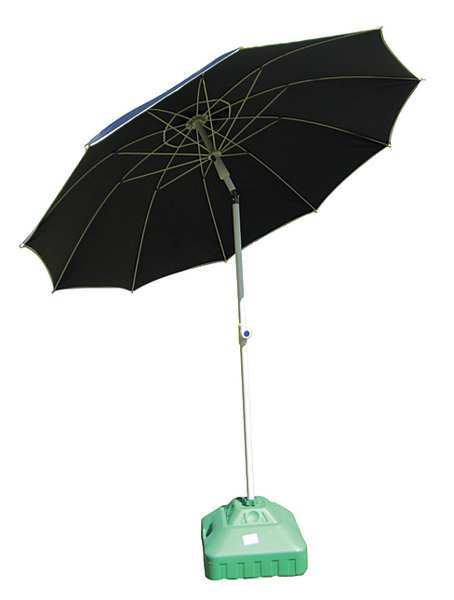 Welding Umbrella, 6.5 ft. W, 9 ft., Blue