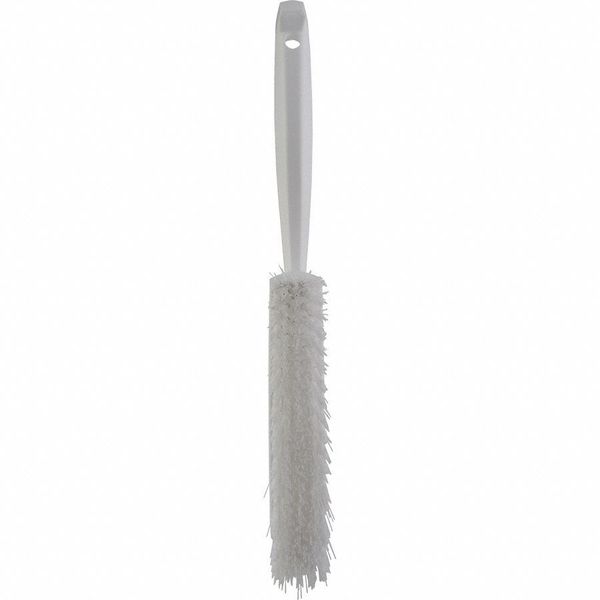 1 19/32 in W Bench Brush, Medium, 6 1/2 in L Handle, 6 1/2 in L Brush, White, Plastic