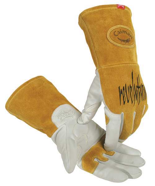 TIG Welding Gloves, Goatskin Palm, M, PR