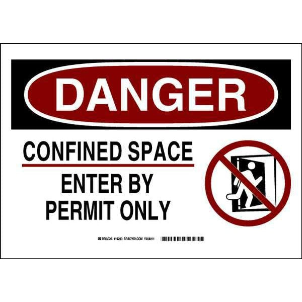 Confined Space Sign, 19191