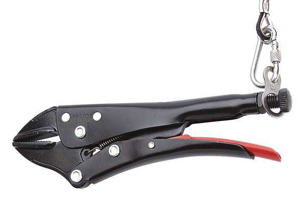 9 1/4 in Screw Bolt w/ Locking Nut Plain Grip Locking Plier