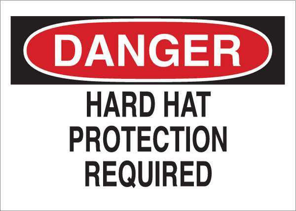 Danger Sign, 7x10, English