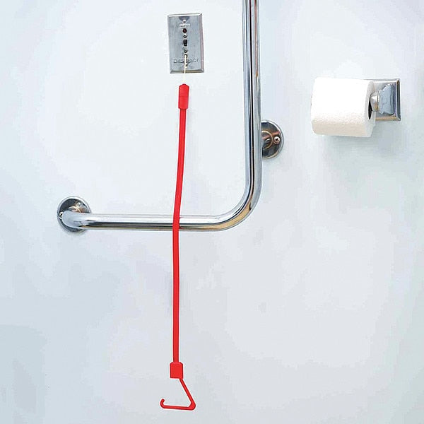 Red Pull Cord, 4 ft., Open Handle