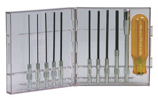 Precision Screwdriver Set, Hex, 11 pcs