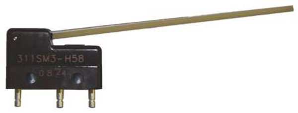 Miniature Snap Action Switch, Lever Actuator, SPDT, 5A @ 240V AC Contact Rating