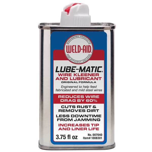 LUBE-MATICÂ®Â 007040 Wire Kleener and Lubricant Liquid for Welding, 5 oz.