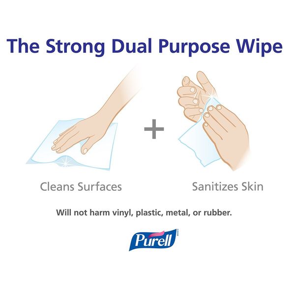 Hand Sanitizing Wipes, 1200 Count Refill for Dispensers, Non-Alcohol Formula, PK2