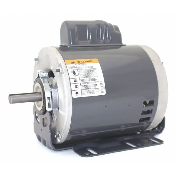Capacitor-Start Belt Drive Motor, 3/4 HP, 115/208-230V AC Voltage, 56H Frame, 1,725 Nameplate RPM