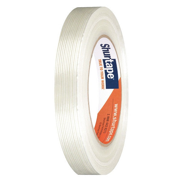 Packaging Tape, 55m L, Clear, 4-47/64