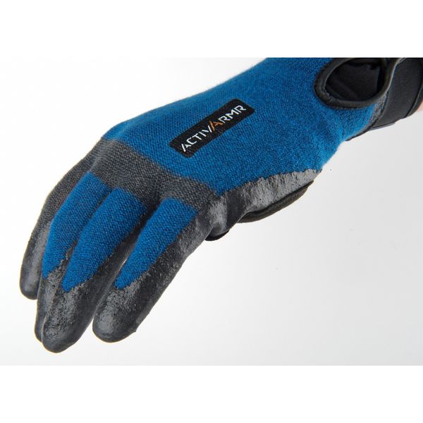 Cut Resistant Coated Gloves, A4 Cut Level, Nitrile, M, 1 PR