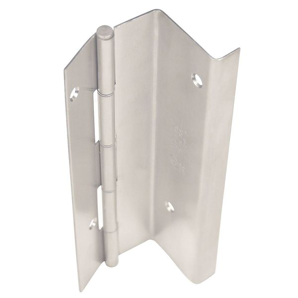 4 1/2 in W x 83 1/8 in H Dull Stainless Steel Door and Butt Hinge