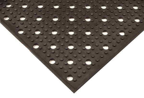 Antifatigue Mat, 3 Ft W x 8 Ft L, 3/8 In Thick