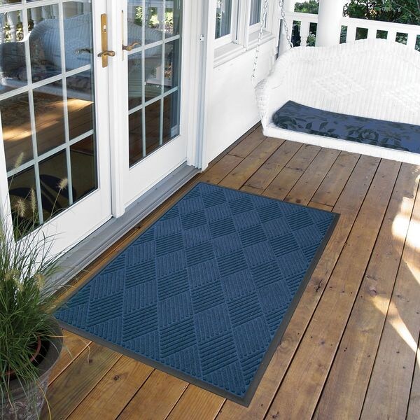 Entrance Mat, Slate Blue, 3 ft. W x