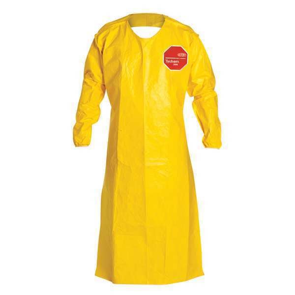 Tychem 2000 Sleeved Apron, 52in, PK12