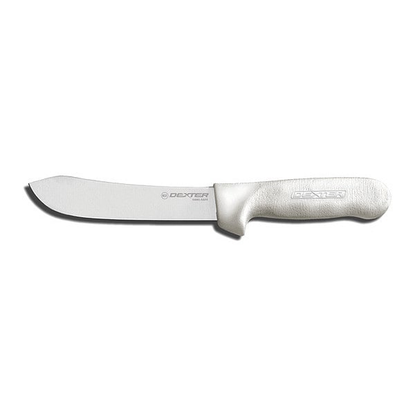 Butcher Knife, 6 In, Poly, White