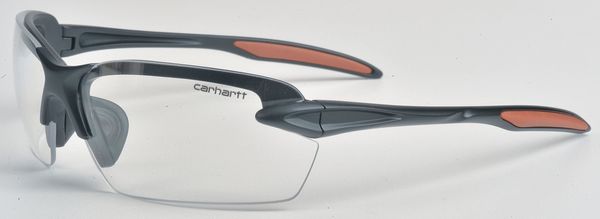 Safety Glasses, Wraparound Clear Polycarbonate Lens, Scratch-Resistant