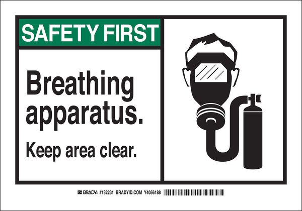 Safety Sign, 10X14