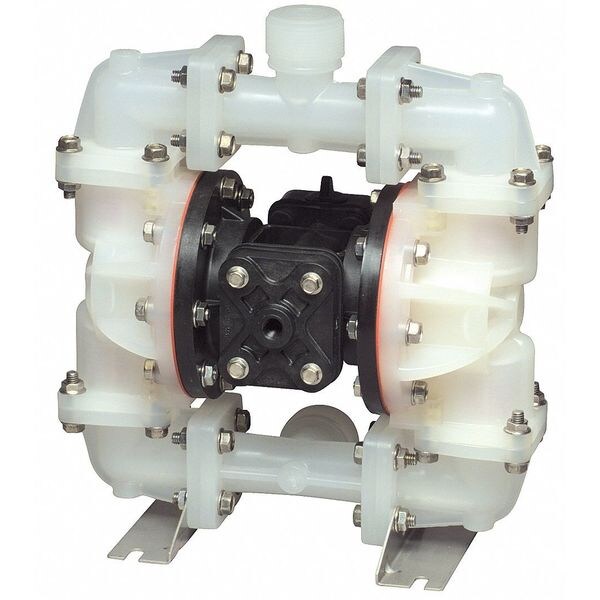 Double Diaphragm Pump, PVDF, Air Operated, PTFE - Santoprene Backup