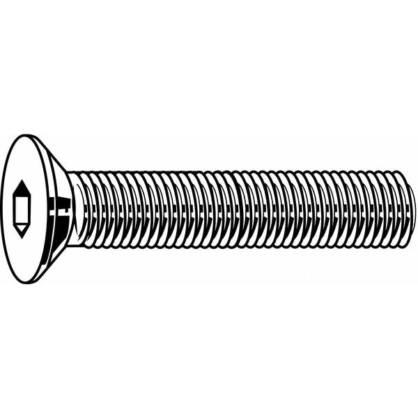 #0-80 Socket Head Cap Screw, Black Oxide Steel, 1/8 in Length, 100 PK