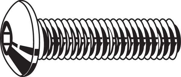 #0-80 Socket Head Cap Screw, Black Oxide Steel, 1/2 in Length, 100 PK