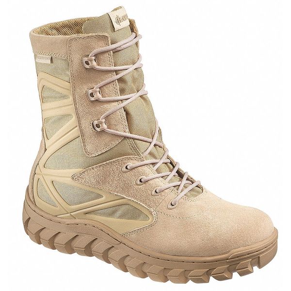 Tactical Boots, Mens, 10-1/2M, Desert, PR