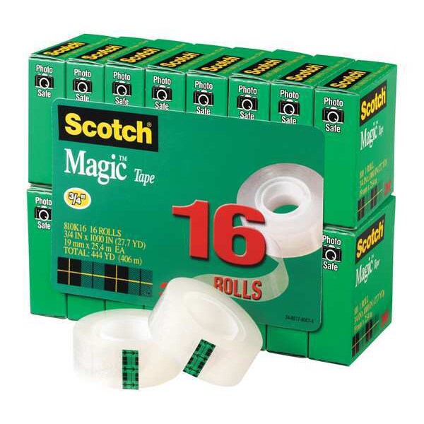 Office Tape, Matte Acetate, PK16