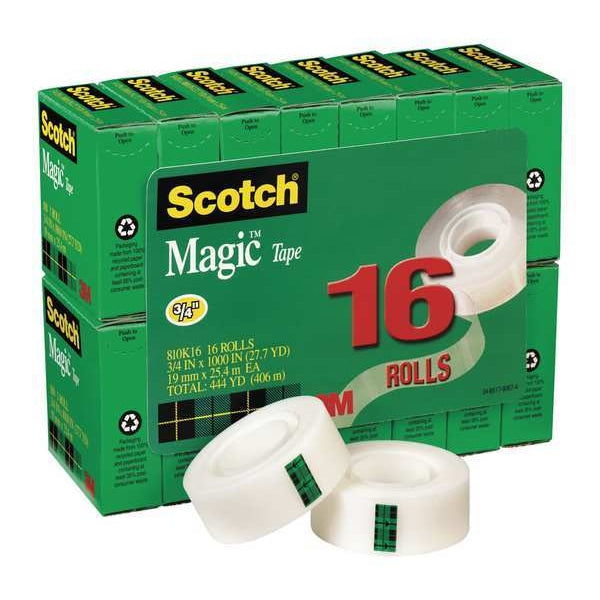Office Tape, Matte Acetate, PK16