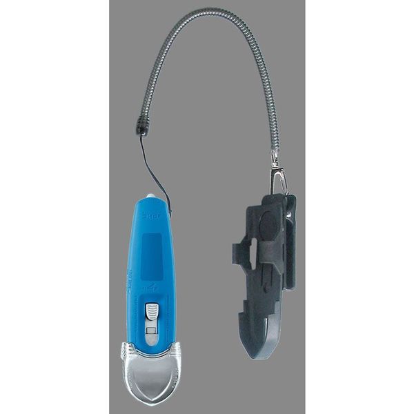 Safety Cutter, Self-Retracting, Safety Point, Plastic, 6 in L.