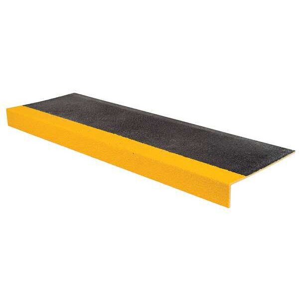 Stair Tread, Yellow/Black, 32in W